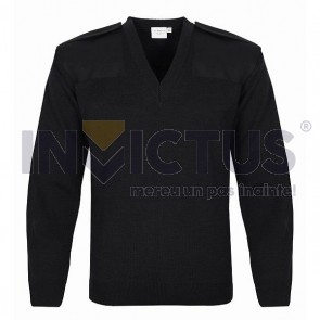 Pulover cu anchior - Negru - 201013